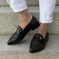 Loafer NEW MOMENTS - sort skind str 36-41