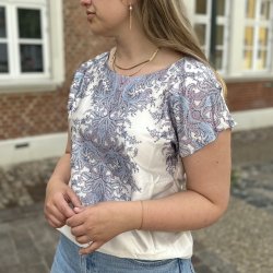 Bluse satin str. S- XXL