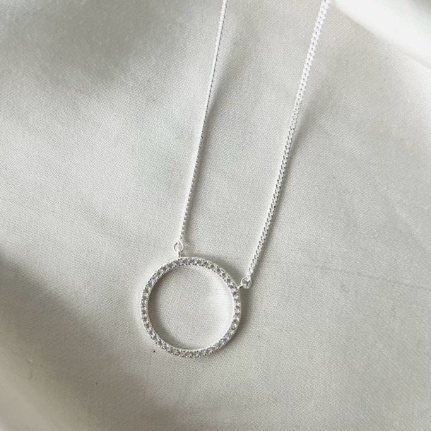 Halsk�de DARLING CIRCLE S�lv
