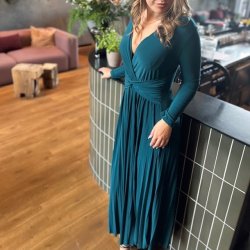 Plisseret Kjole str. S-L