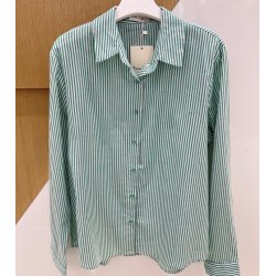 Skjorte DENISE med grnne striber str. S-XL