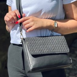 Delphine Ritzy crossbody sort Skind