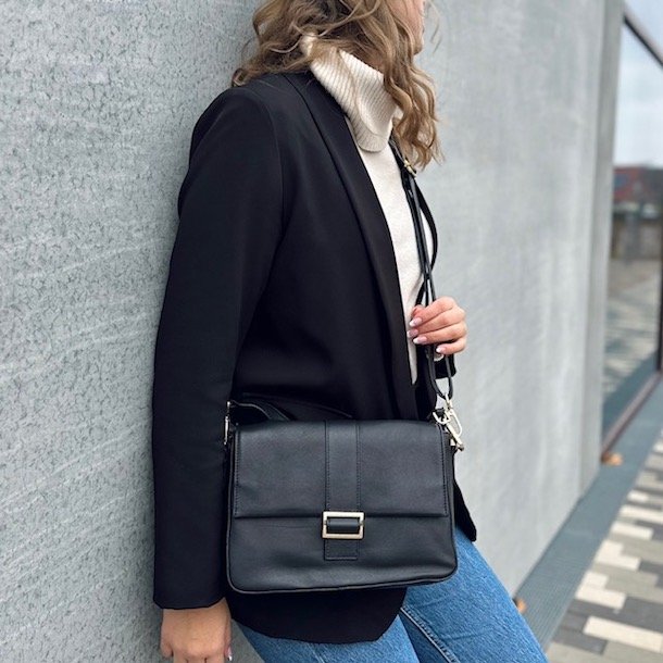 Pilar Crossbody skind - ruskind