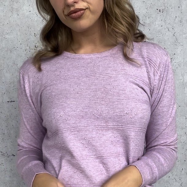 Bluse stripen dot - viskose m-xl