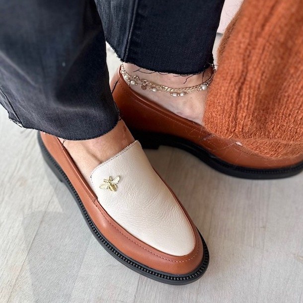 Loafer BEE skind str 36-41