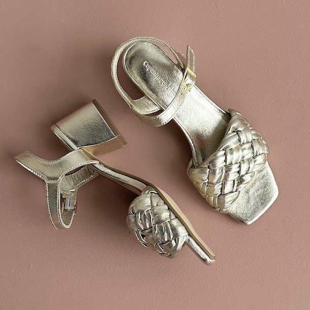 FEEL IT Heels Guld skind str. 36-41