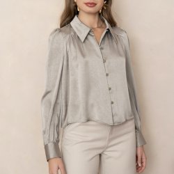 Kort skjorte MARY satin str. S-L