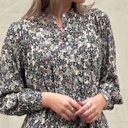 Bluse black rose viskose