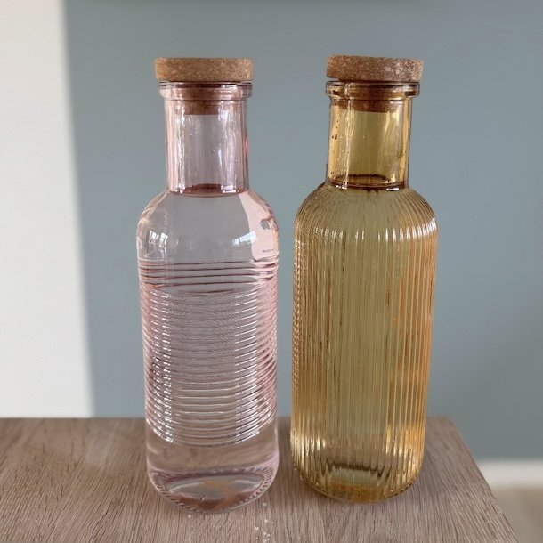 Glas flaske med kork prop glas 700 ml