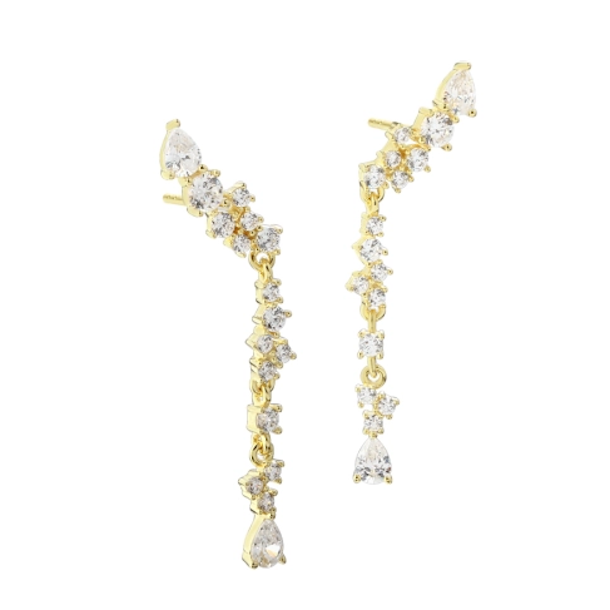 restikker AURA LONG Forgyldt Slv