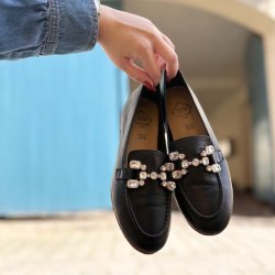 Loafer sparkling skind str 36-41