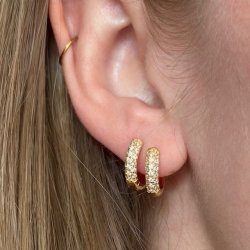 Hoops RUBIN forgyldt slv 