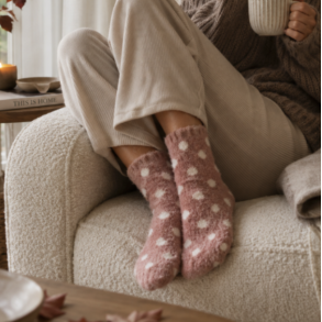 Sokker fluffy str 35-40