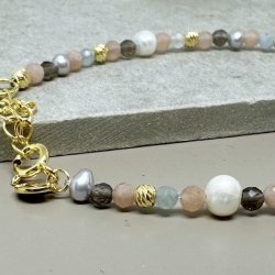 Armbnd MIAH forgyldt slv