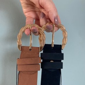 Blte med guld flet spnde