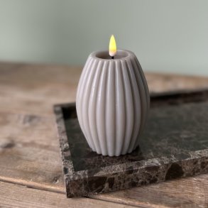 Rillelys LED 7,5 x 10 cm Sand