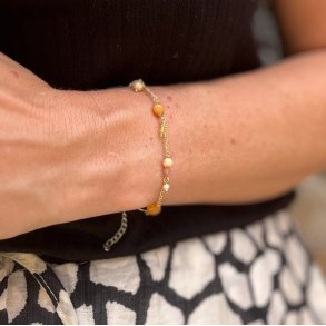 Armbnd GOLDEN forgyldt slv