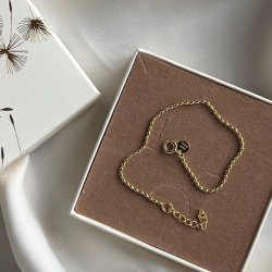 Armbnd BEANIE Forgyldt Slv