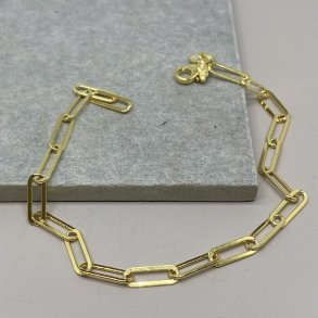 Armbnd Mila chain forgyldt slv