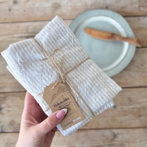 Viskestykke st af 2 stk. 100% bomuld