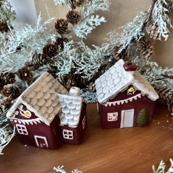 Pakketilbud lyshuse til fyrfadslys Keramik