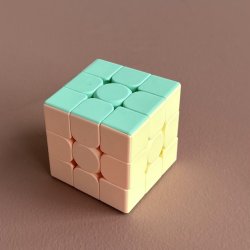 Rubix cube terning pastel