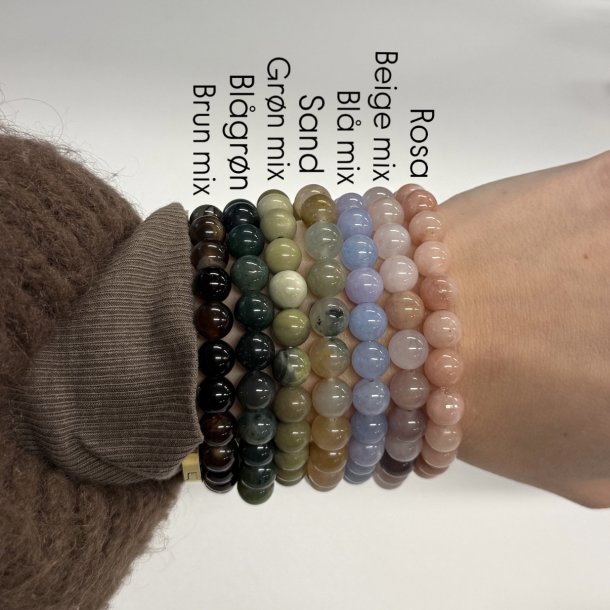 Armb�nd glasperler med elastik