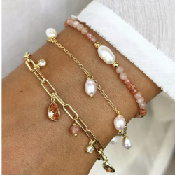 Armbnd SUNELLA ROSE Armbnd forgyldt slv