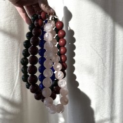 Halsk�de med perler, Karla 