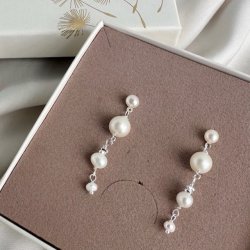 restikker GHITA SHORT PEARL Sterling Slv