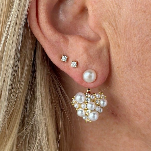 restikker AMORE pearls forgyldt slv