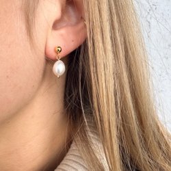 restikker Fanny pearl forgyldt slv