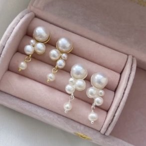 restikker BUBBELS forgyldt slv