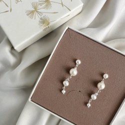 restikker GHITA SHORT PEARL Sterling Slv