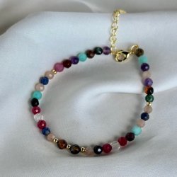 Armbnd JASMIN forgyldt slv