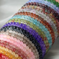 Armbnd glas perler