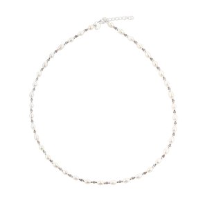 Halskde perler COAST SMOKEY Slv