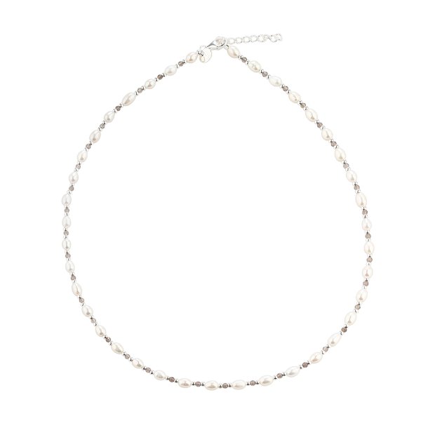 Halskde perler COAST SMOKEY Slv