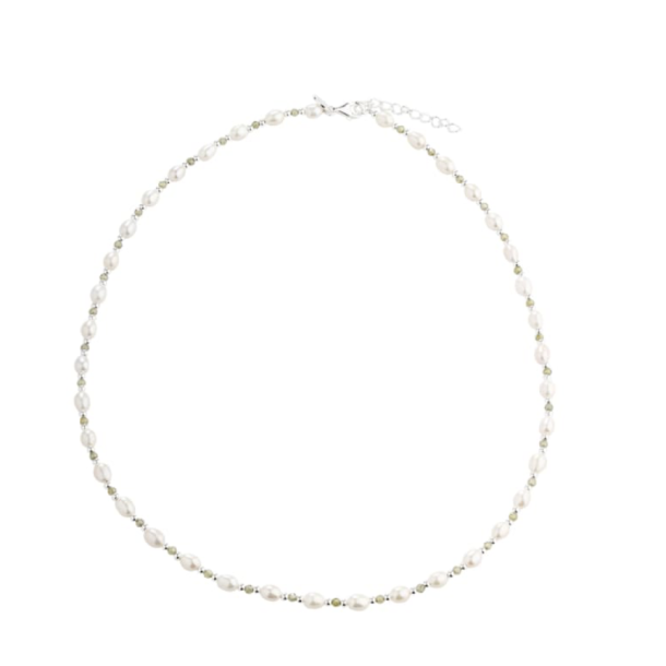 NEKLACE COAST OLIVE sterling slv