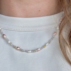 Halskde FRESA ROSE Sterling slv