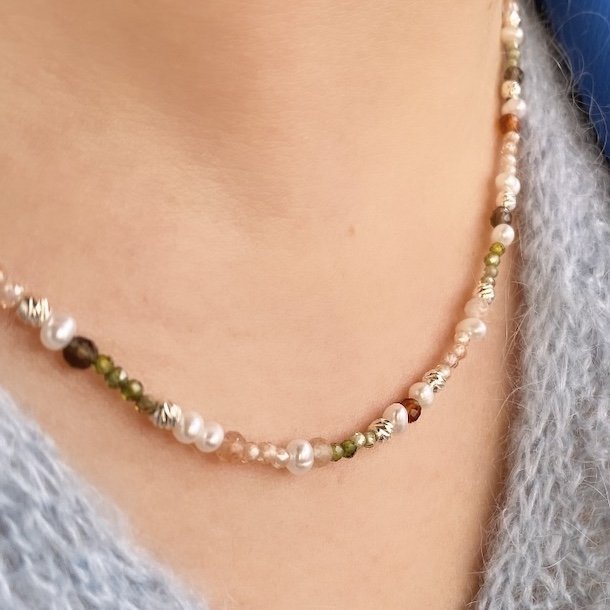 Halskde OLIVE GARDEN sterling slv