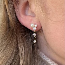 restikker bubbels short forgyldt slv