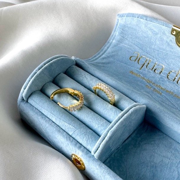 Hoop Philina big  Forgyldt Slv