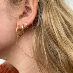 Hoops plain 20 mm forgyldt