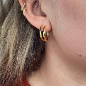 Hoops plain 20 mm forgyldt