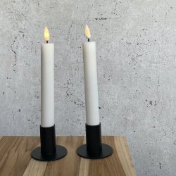 Bord lysestage til kronelys metal 