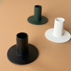 Bord lysestage til kronelys metal diameter 7 cm