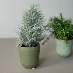 Mini potteskjuler / krus u/hank Keramik