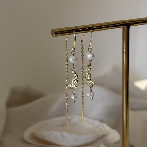 �retr�de Pearl forgyldt s�lv