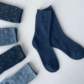 Herre vinter strmper classic dot bomuld